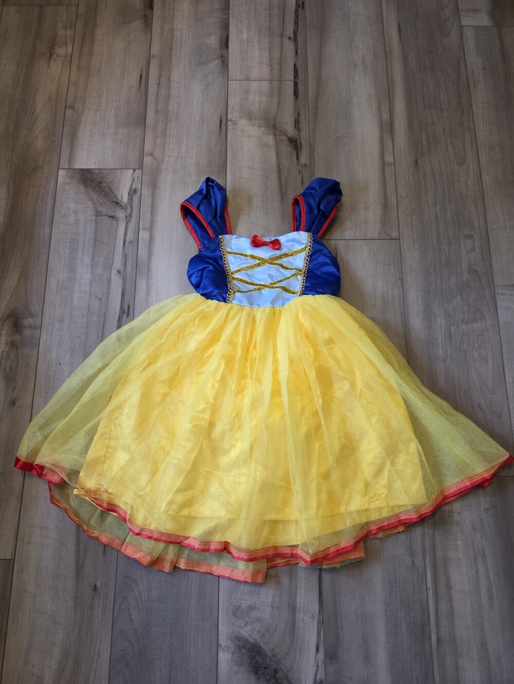 Snow White Classic Blue and Yellow Fairy-Tale Costume Dress